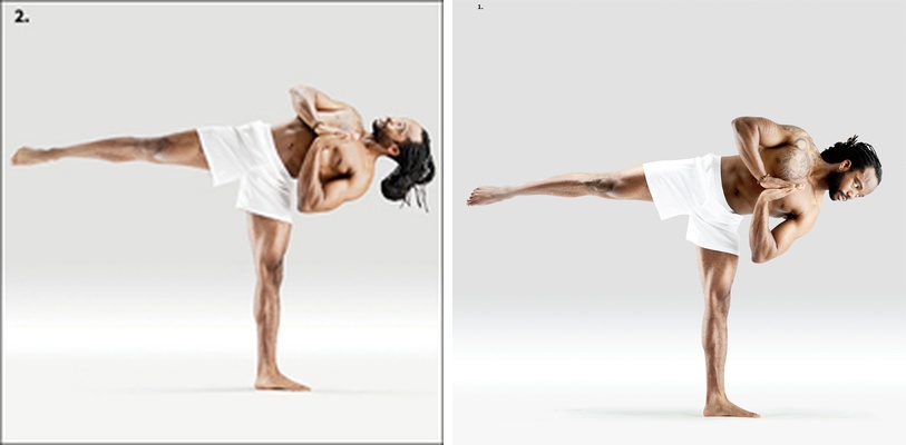 Poloviční půlměsíc - Ardha Chandrasana Namaskar
