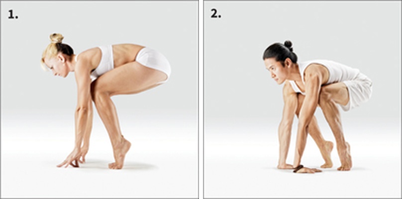 Vrána - Bakasana Prep.