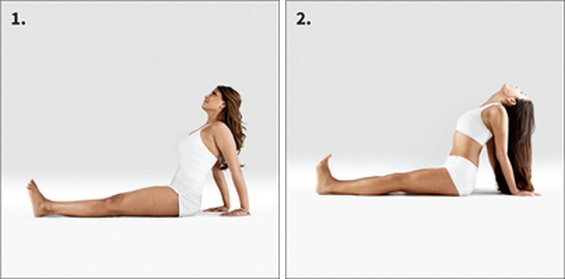 Hůl se vzpaženými pažemi - Ūrdhva Hasta Daṇḍāsana