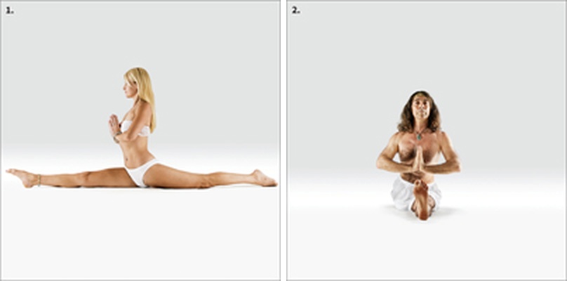 Opičího krále Hanumāna (Provaz) - Hanumanasana