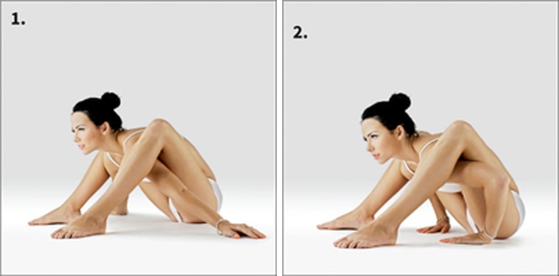 Želva - Kurmasana Prep.