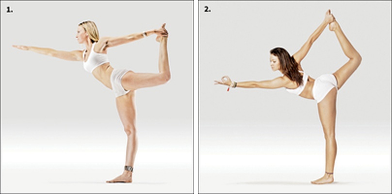 Tanečník - Natarājāsana