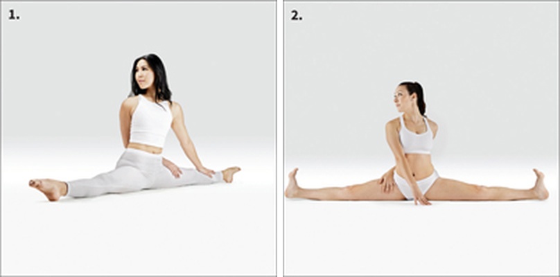 S rotací - Parivritta Samakonasana