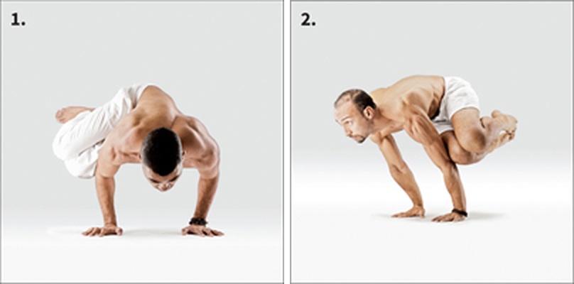 Vrána - Parshva Bakasana