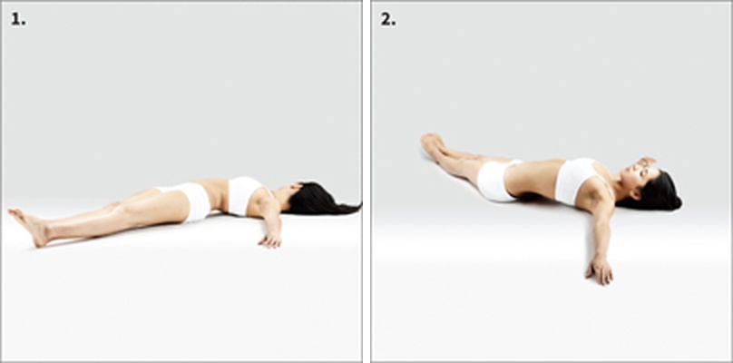 Mrtvola (Šavásana) (Hluboká relaxace) - Parshva Shavasana