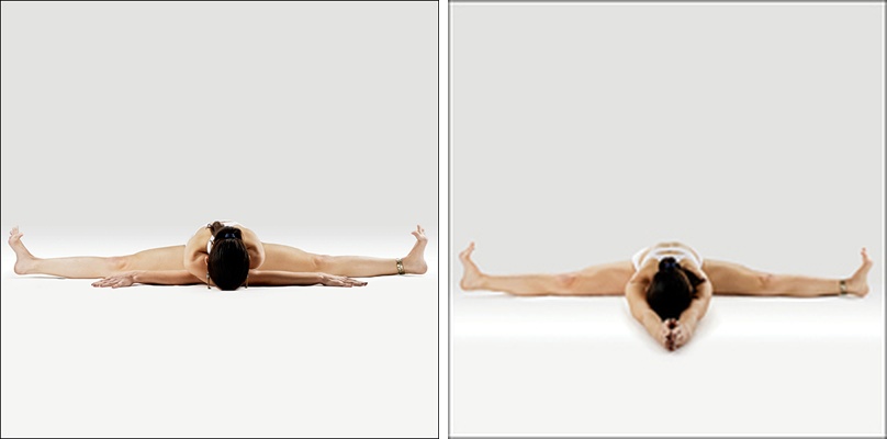 Rozštěp v sedu (Samakoṇāsana) - Samakonasana