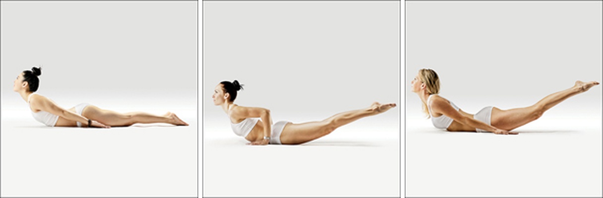 Kobylka - Shalabhasana
