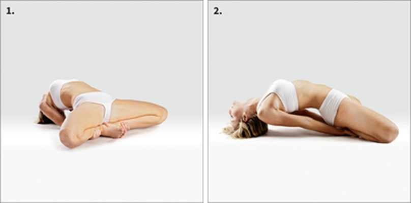 Svázaná Ležící Motýlek (Baddha Koṇāsana) - Supta Baddha Konasana