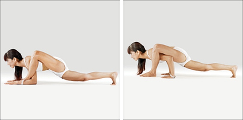 Ještěrka (Utthāna Pṛṣṭhāsana) - Uttana Pristhasana