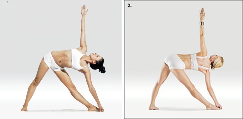 Trojúhelník (Utthita Trikonásana) - Utthita Trikonasana