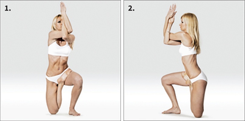 Kůň (Vātāyanāsana) - Vatayanasana