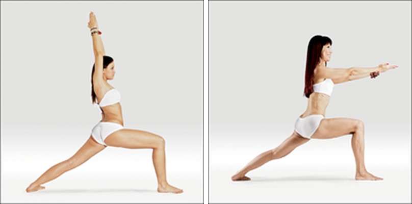 Bojovník I - Vīrabhadrāsana I