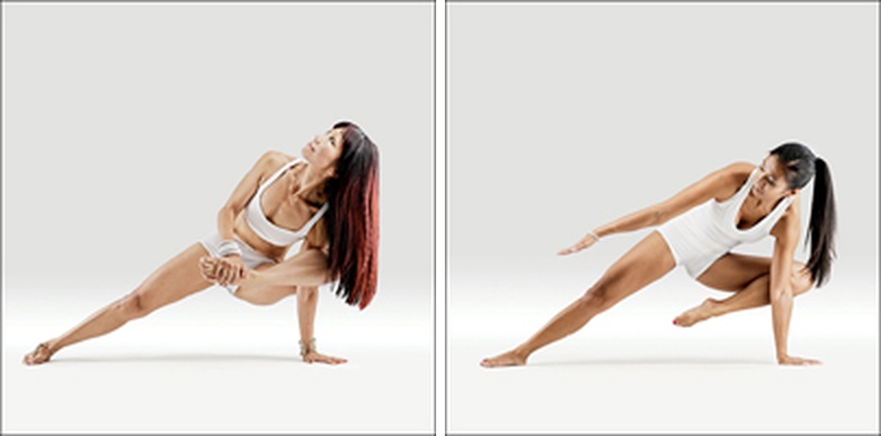 Průprava: mudrce Višvámitry - Vishvamitrasana Prep.