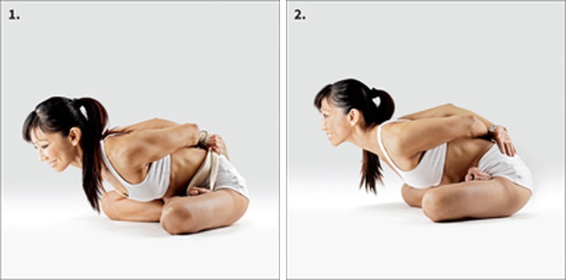 Průprava na jógovou mudru - Yoga Mudrasana Prep.