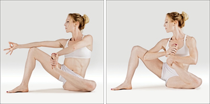 Hůl - Yogadandasana Prep.