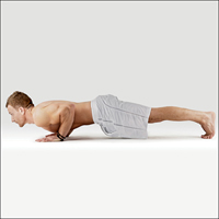 Čtyřnohá hůl – nízká stabilizace - Caturaṅga Daṇḍāsana