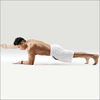 Jednoruční hole - Eka Hasta Makara Dandasana