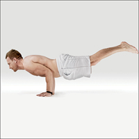 Labuť (Haṁsāsana) - Hamsasana