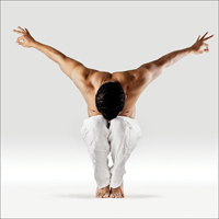 Židle na špičkách - Janu Shirsha Prapada Utkatasana 2
