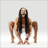 Prapadasana s variací Narasimhasana - Narasimhasana in Prapadasana