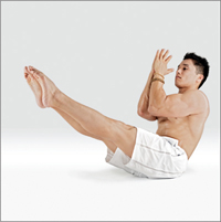 Loďka - Navasana