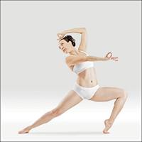 Obrácený bojovník na špičkách s rotací - Parivritta Parshva Prapada Viparita Virabhadrasana