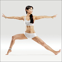 Skandásana na špičce - Prapada Utthita Parshva Pada Upaveshasana