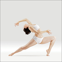 Obrácený bojovník na špičce - Prapada Viparīta Vīrabhadrāsana