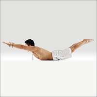 Kobylka - Shalabhasana