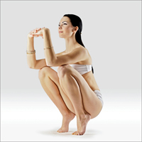 Sed na špičkách - Upavishta Prapadasana