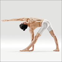 Trojúhelník - Utthita Trikoṇāsana