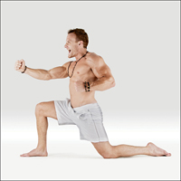Bojovník (Yuddha) I - Yudhasana 1